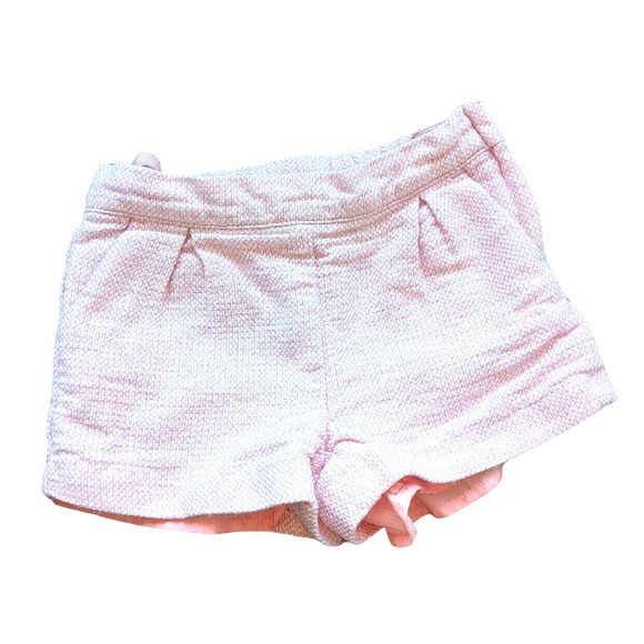 Janie & Jack Girls 4 Light Pink Shorts Sparkle Tweed - Picture 1 of 3